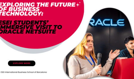 Explorer l'avenir de la technologie d'entreprise : visite immersive des étudiants de l'ESEI sur Oracle NetSuite
